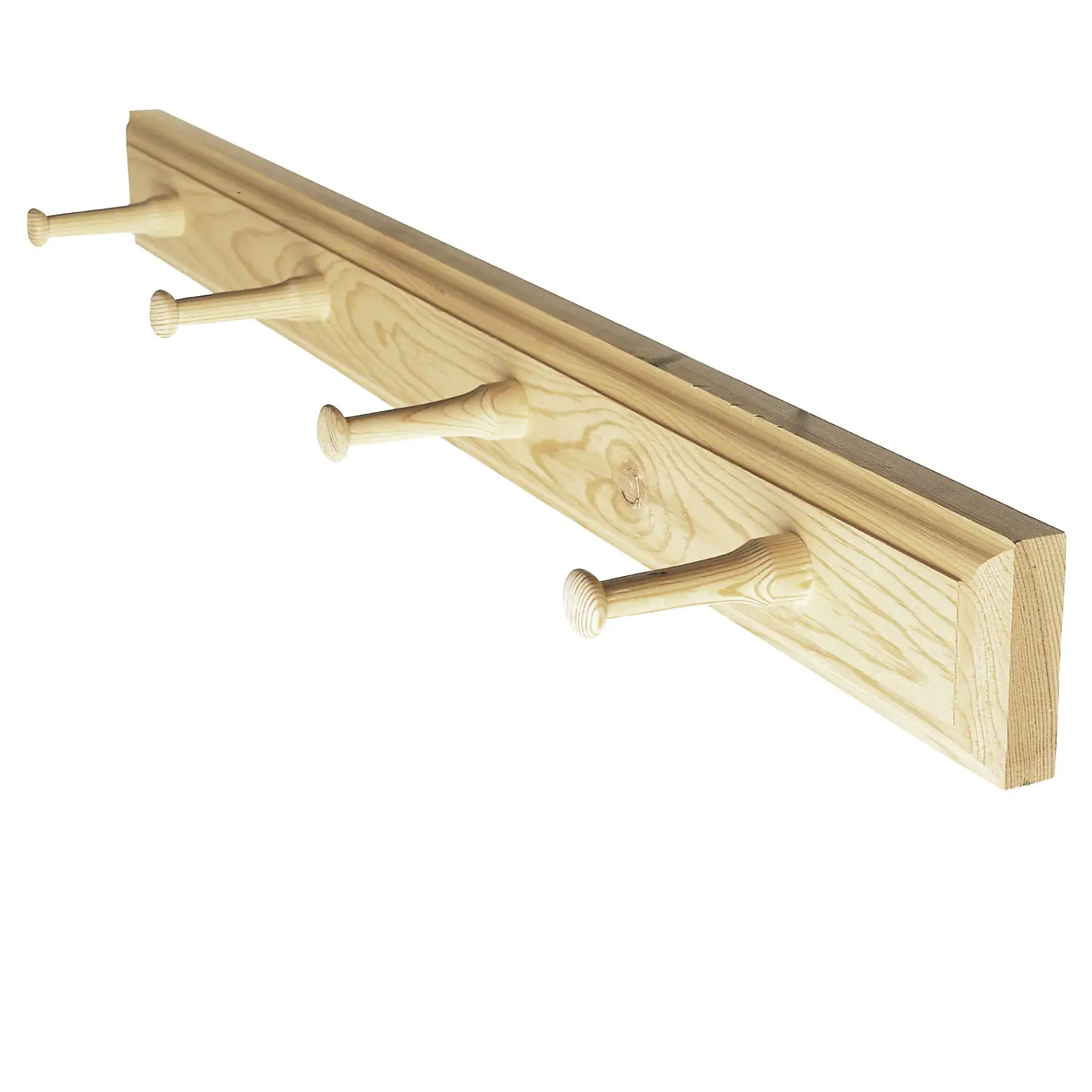 Knoppbräda med 4 svarvade knoppar