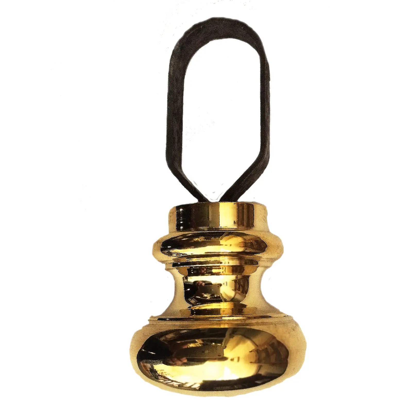 End knob for kitchen stove rod brass - Image 2