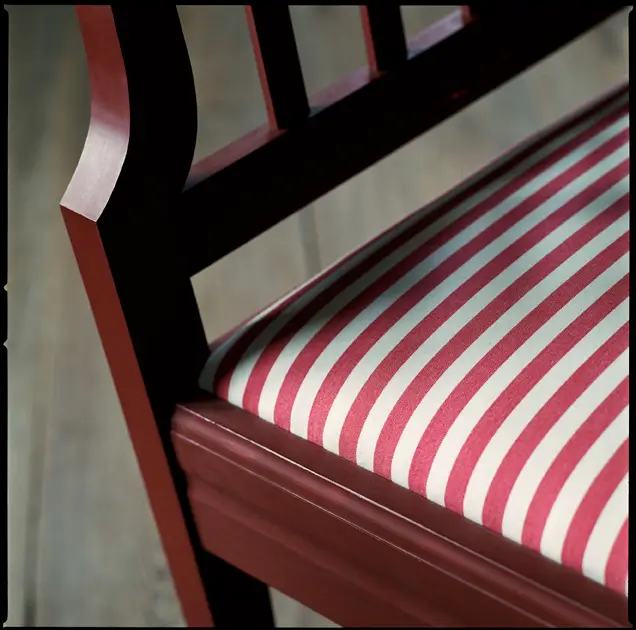 Överdragstyg Röd/Vit randigt - Bild 2